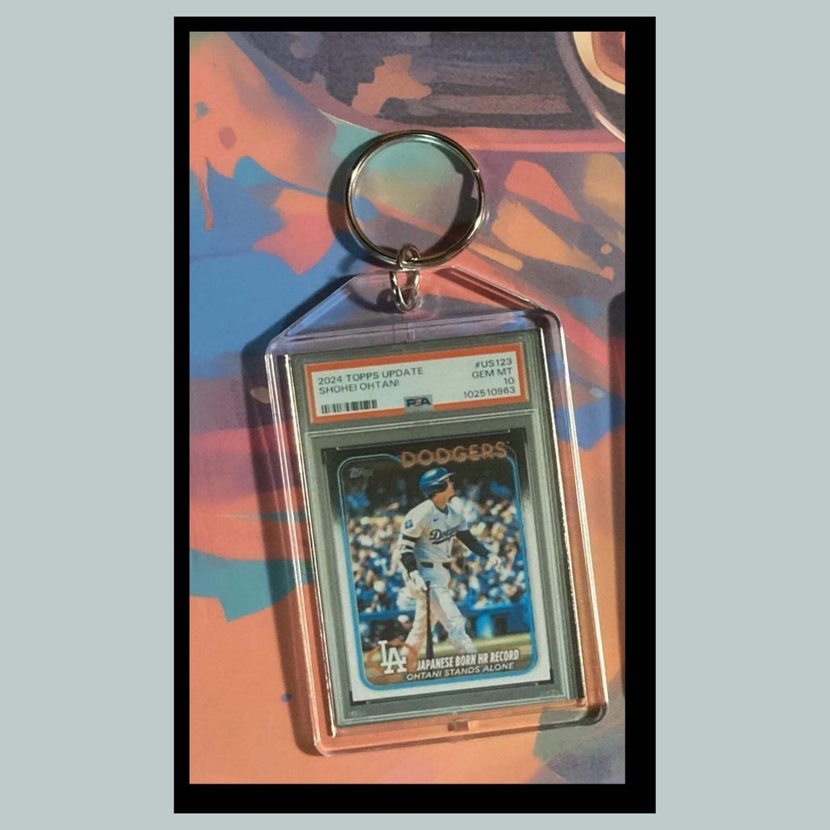 3488 SO 2024 Update Japanese Born HR Record Keychain