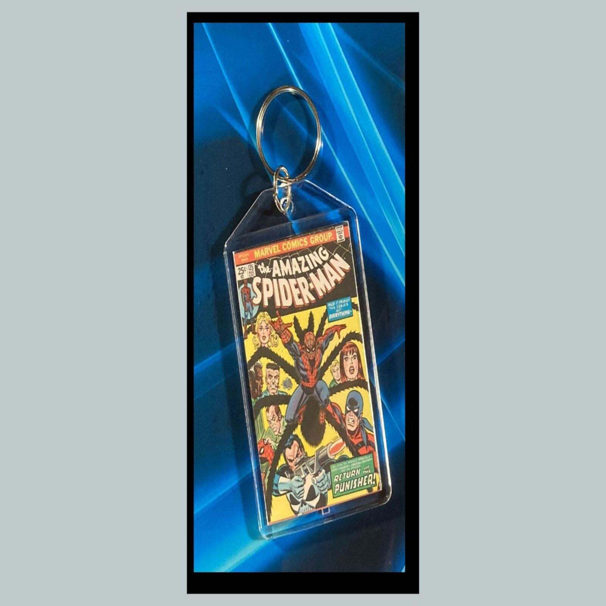 3395 Spider Man Aug 1974 Classic  Return Of Punisher Custom Keychain