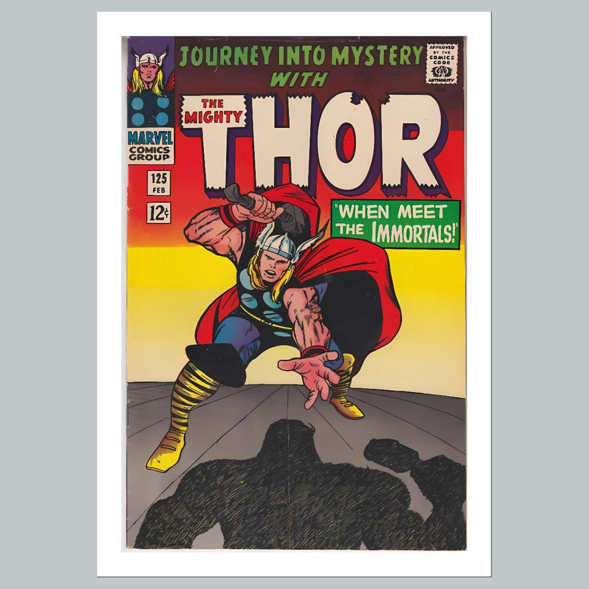 2205  Thor 8x10 Glossy Photo Comic Book Cover Fast-Secure Shipping