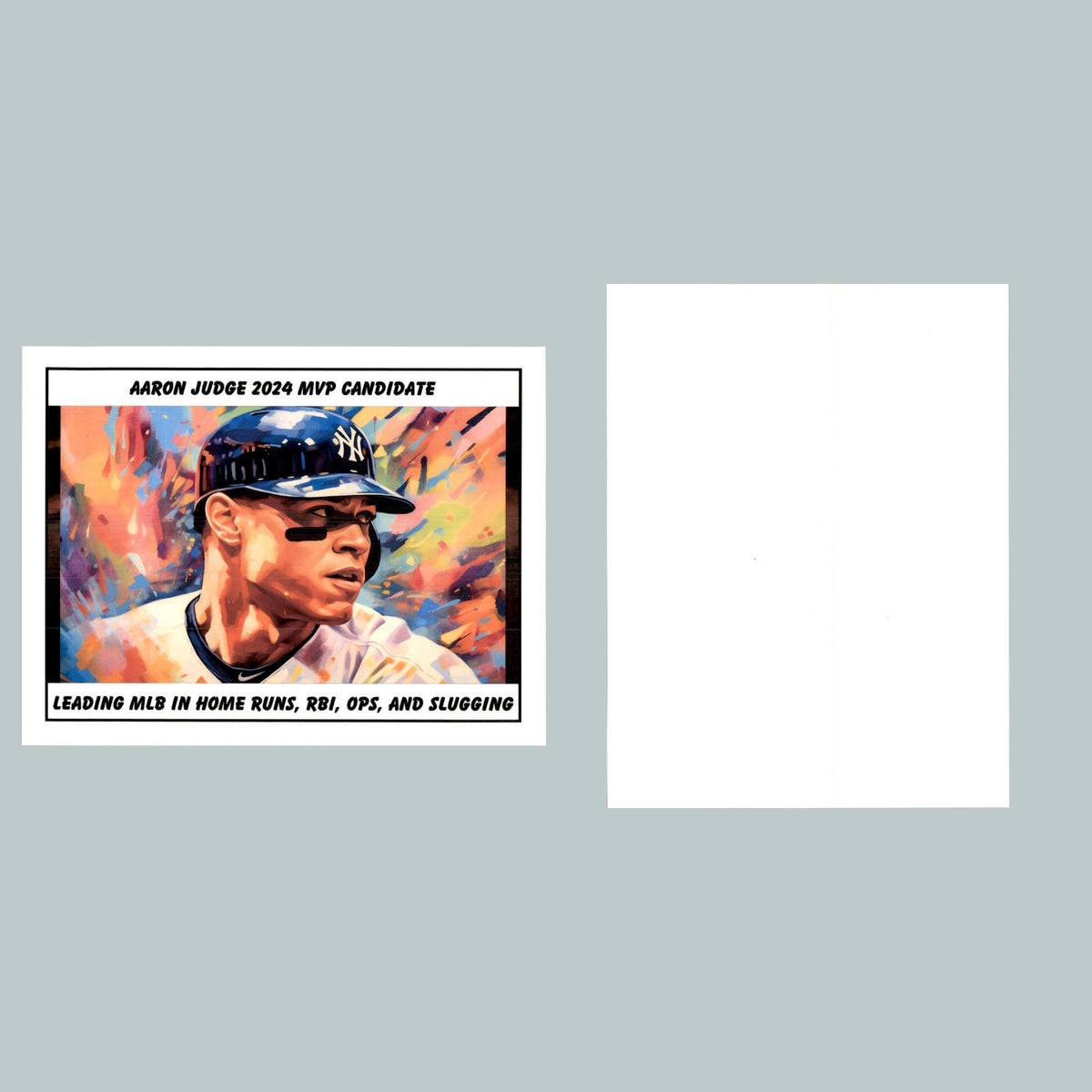 0034 P-8X10 Aaron Judge BaseballMVP Candidate Glossy Photo Fast Shipping BBL