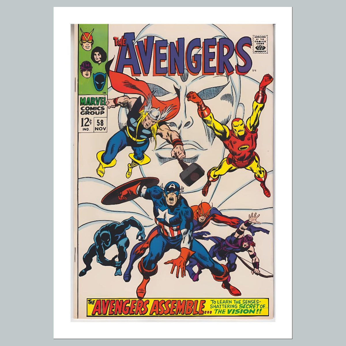 1867 Avengers 8x10 Glossy Photo Comic Book Cover Fast-Secure Shipping