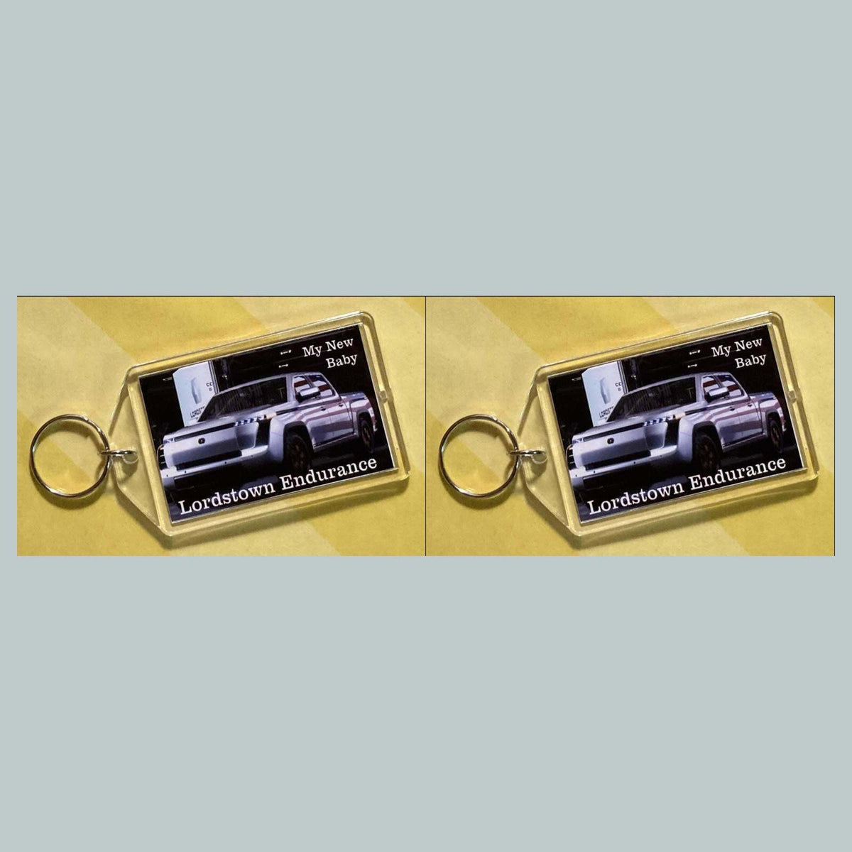3675 New Truck Custom Hand Made Keychain
