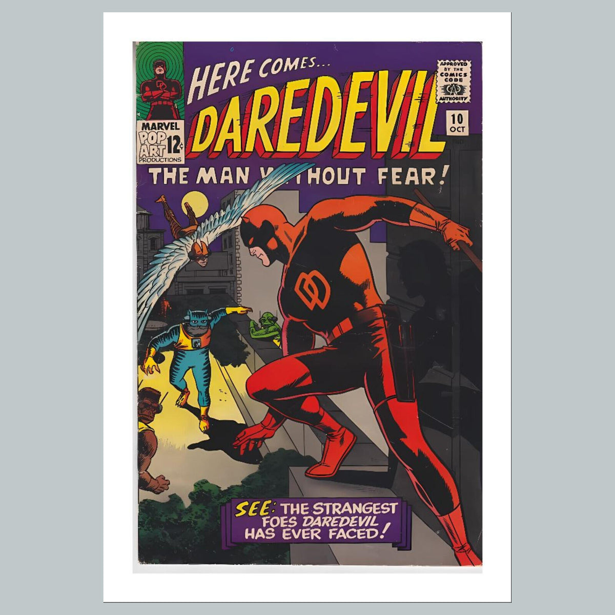 1914 Daredevil 8x10 Glossy Photo Comic Book Cover Fast-Secure Shipping