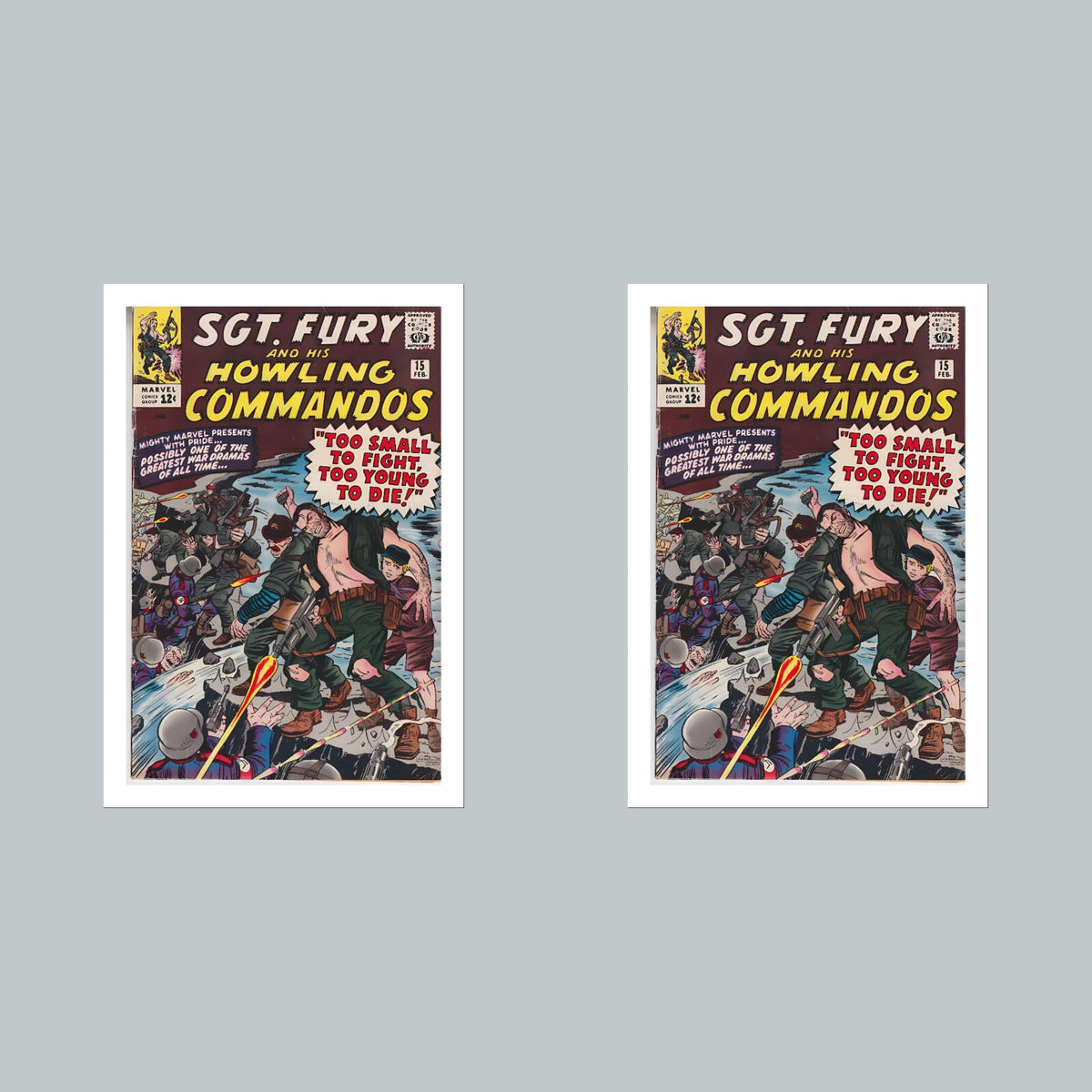 2376 Sgt Fury 8x10 Glossy Photo Comic Book Cover Fast-Secure Shipping