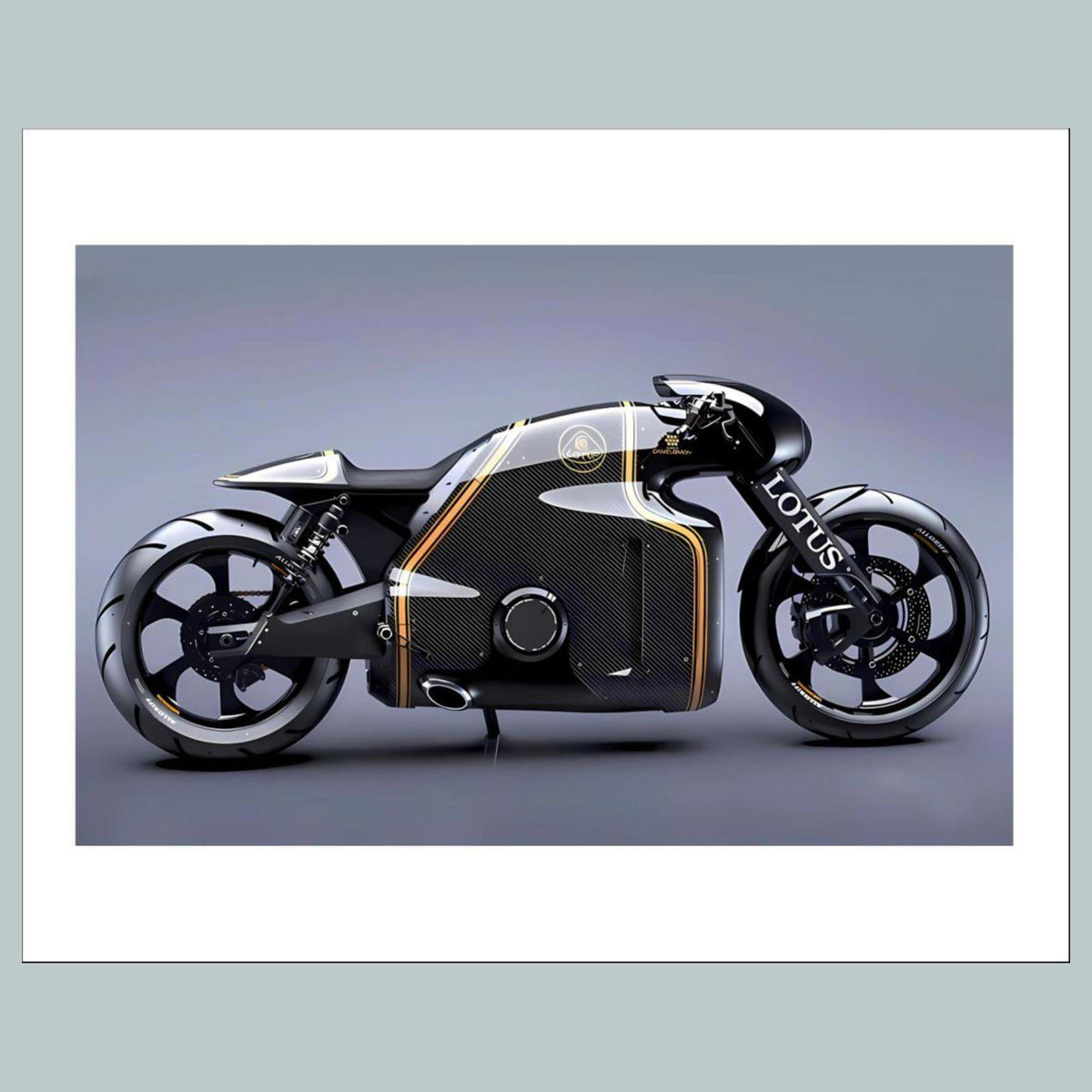 1430 Lotus-C-01-Motorcycle 8x10 Glossy Photo - Fast-Secure Shipping MS