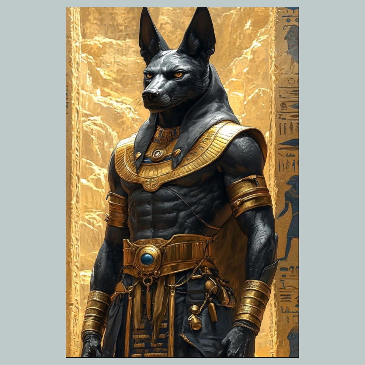 1348 Mythical Egyptian God_ 8x10 Glossy Photo - Fast-Secure Shipping MS