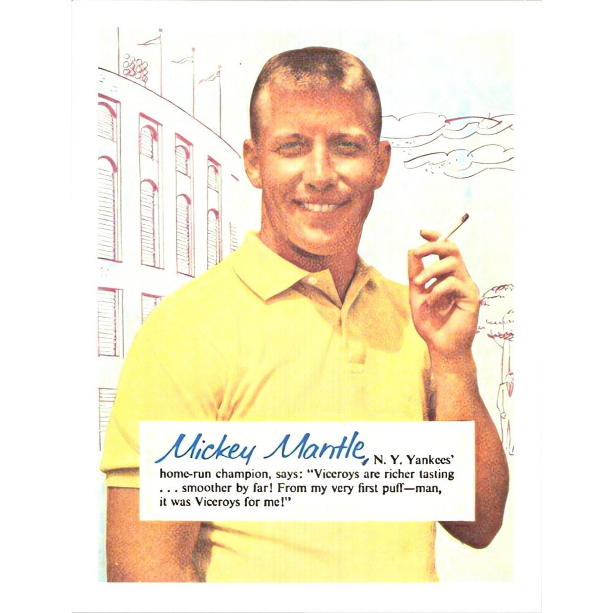 0607B Fiver Bundle 8X10 Glossy Photos Mickey Mantle Makes A Great Gift BBL