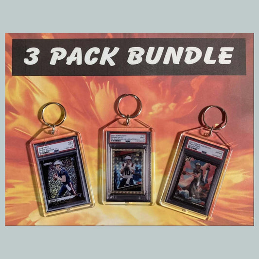 3718B Drake Maye Custom Hand Made Novelty Keychains Bundle - Makes A Great Gift