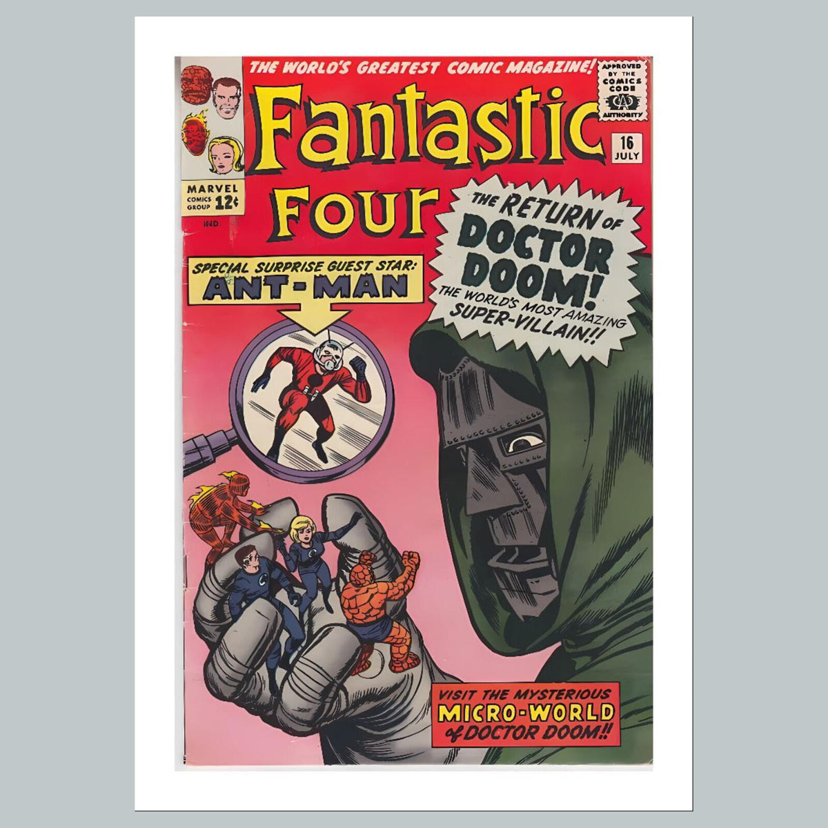 1952 Fantastic Four 8x10 Glossy Photo Comic Book Cover Fast-Secure Shipping