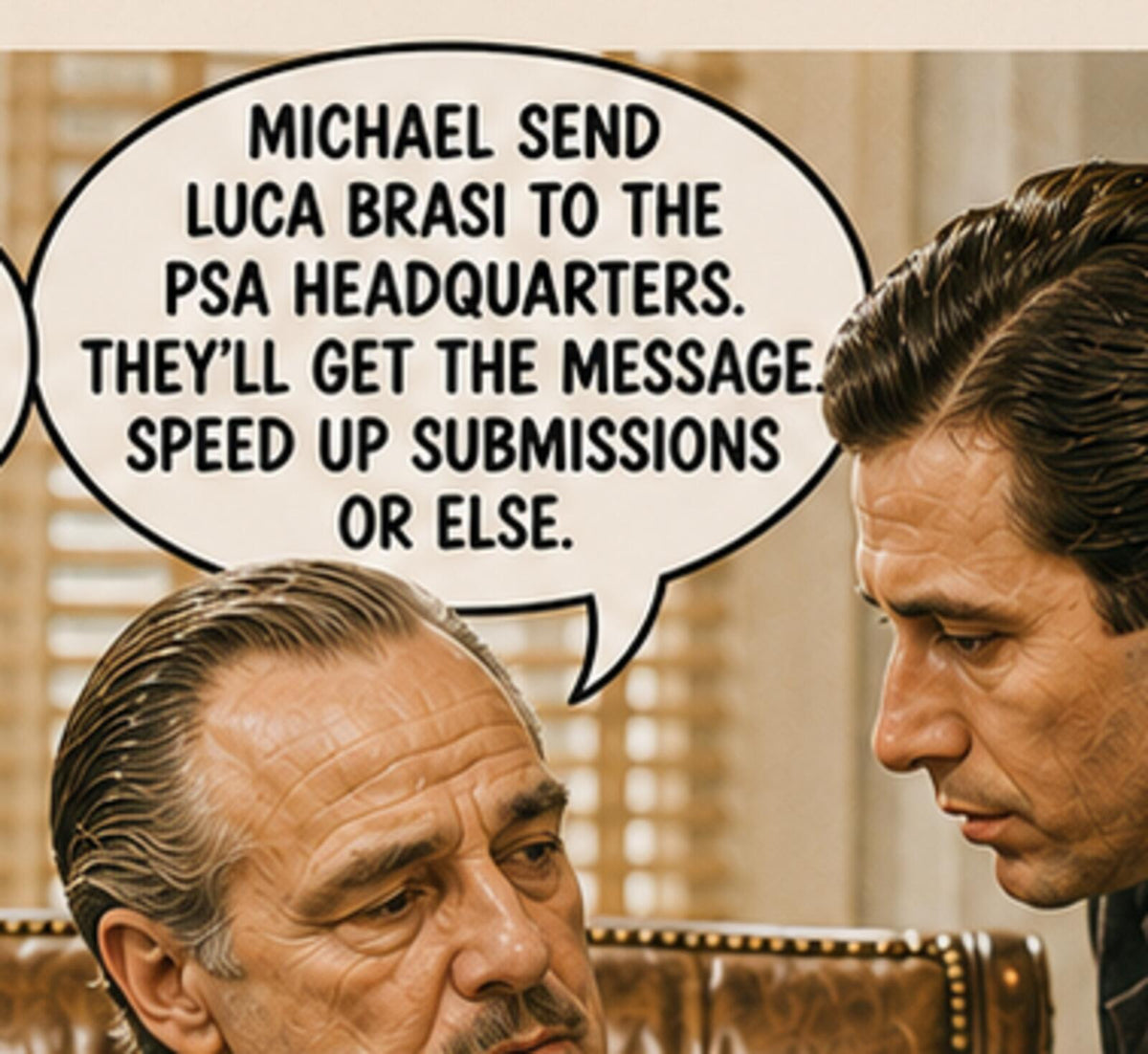 2758 The Godfather Speed Up My Submission Or Else Classic Entertain Scenes 8x10