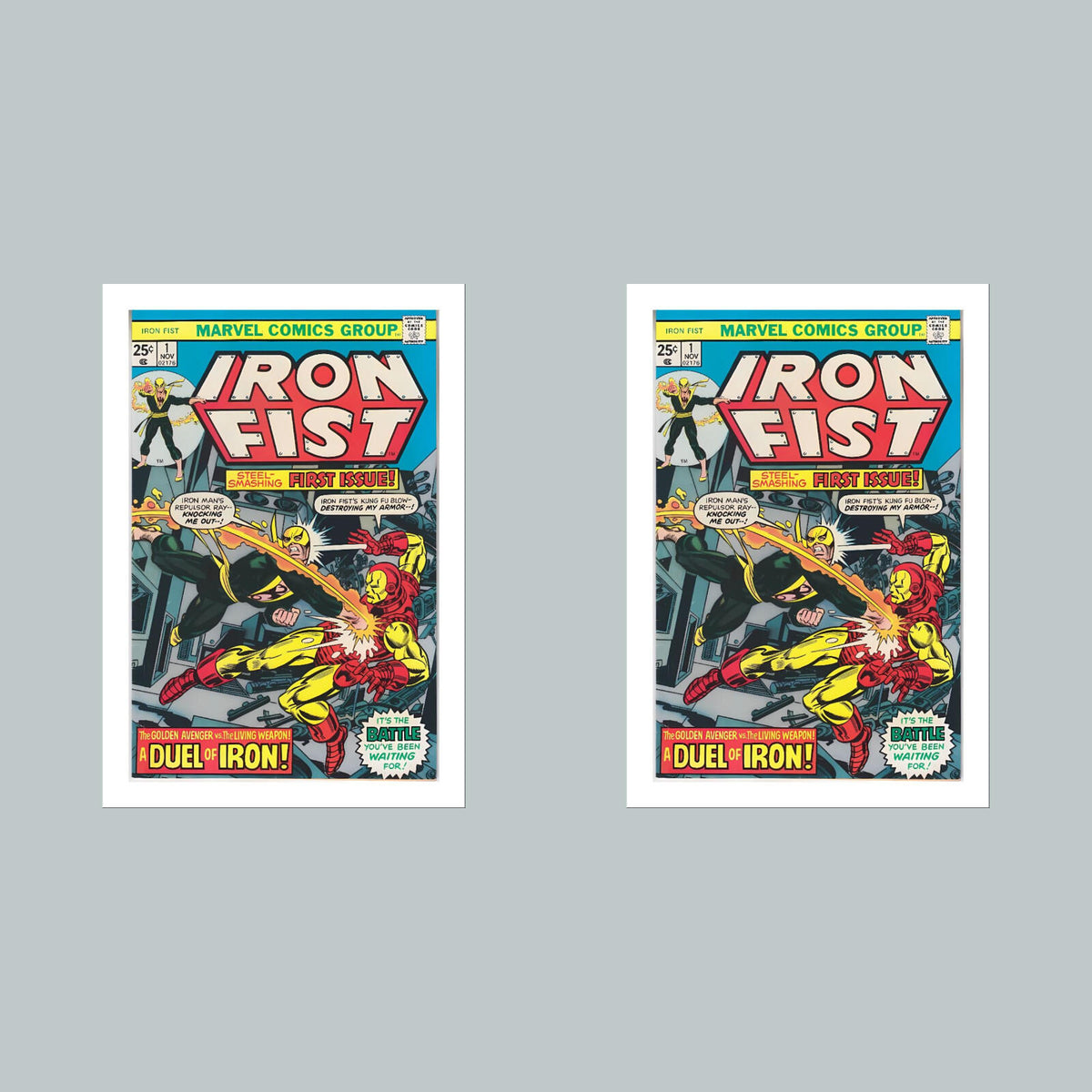 2091 Iron Fist 8x10 Glossy Photo Comic Book Cover Fast-Secure Shipping
