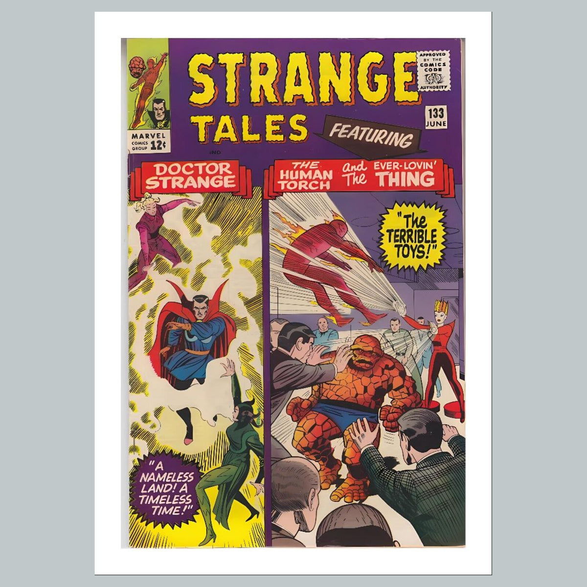 2503 Strange Tales 8x10 Glossy Photo Comic Book CoverFast-Secure Shipping