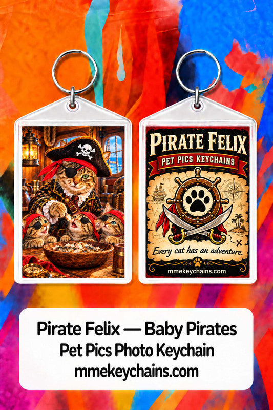 4901 Personalized Pet Pics Keychains Pirate Felix – Baby Pirates