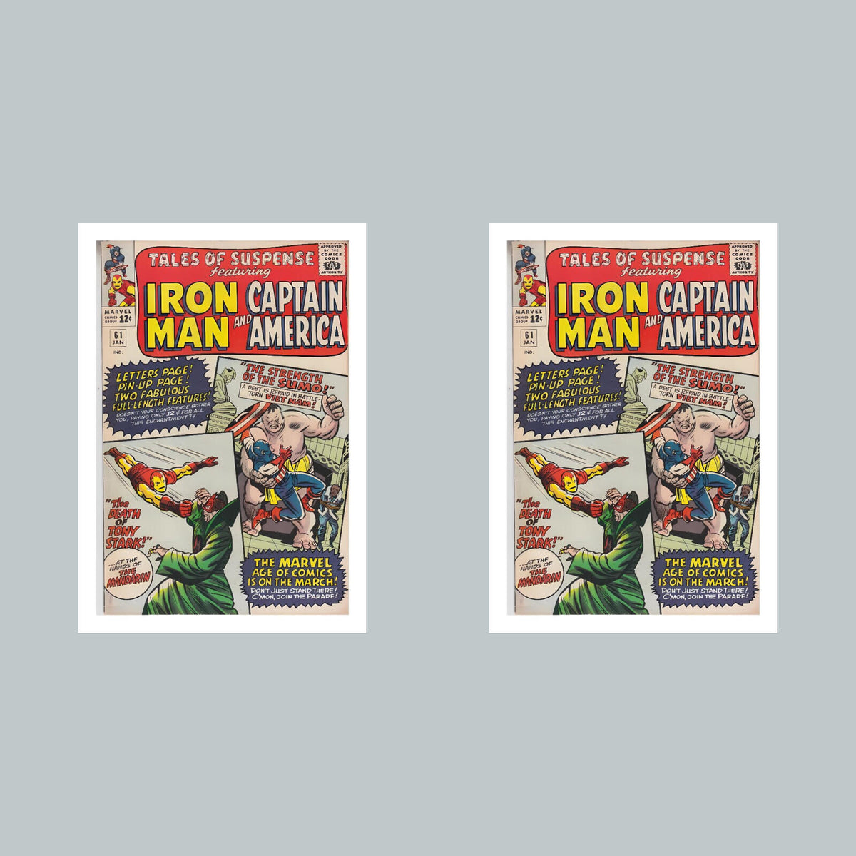 2438 Tales Of Suspense 8x10 Glossy Photo Comic Book Cover Fast-Secure Shipping