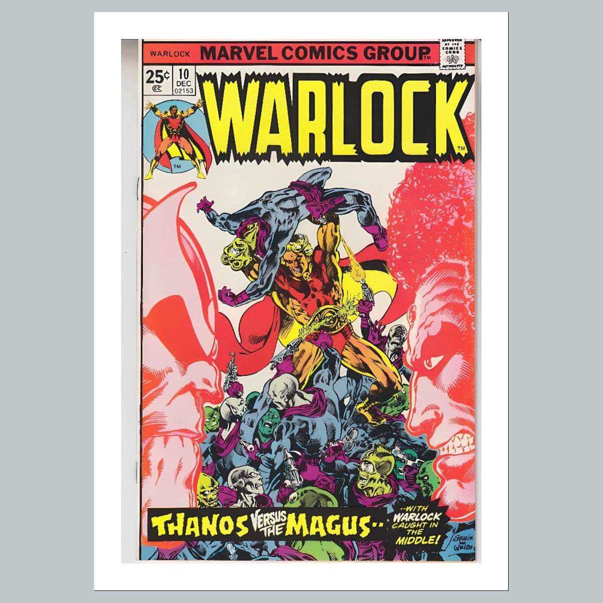 2549 Warlock 8x10 Glossy Photo Comic Book CoverFast-Secure Shipping