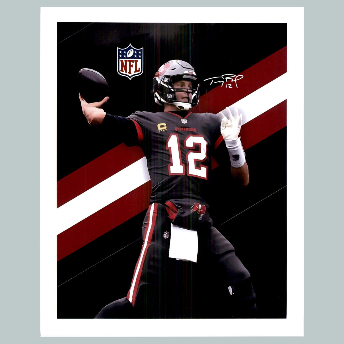 0507 8X10 Tom Brady Tampa Glossy Photo Fast-Secure Shipping FBL
