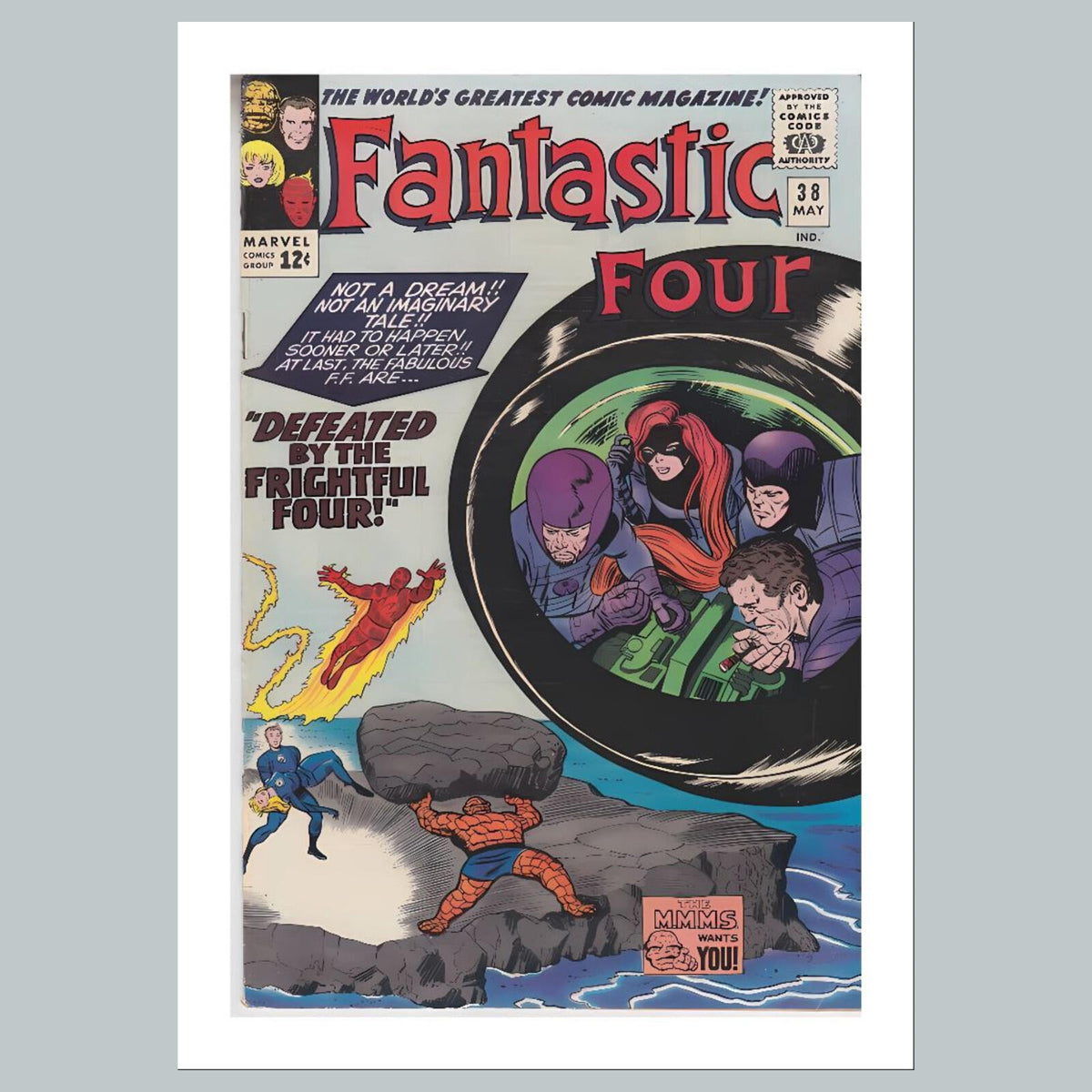 1985 Fantastic Four 8x10 Glossy Photo Comic Book Cover Fast-Secure Shipping