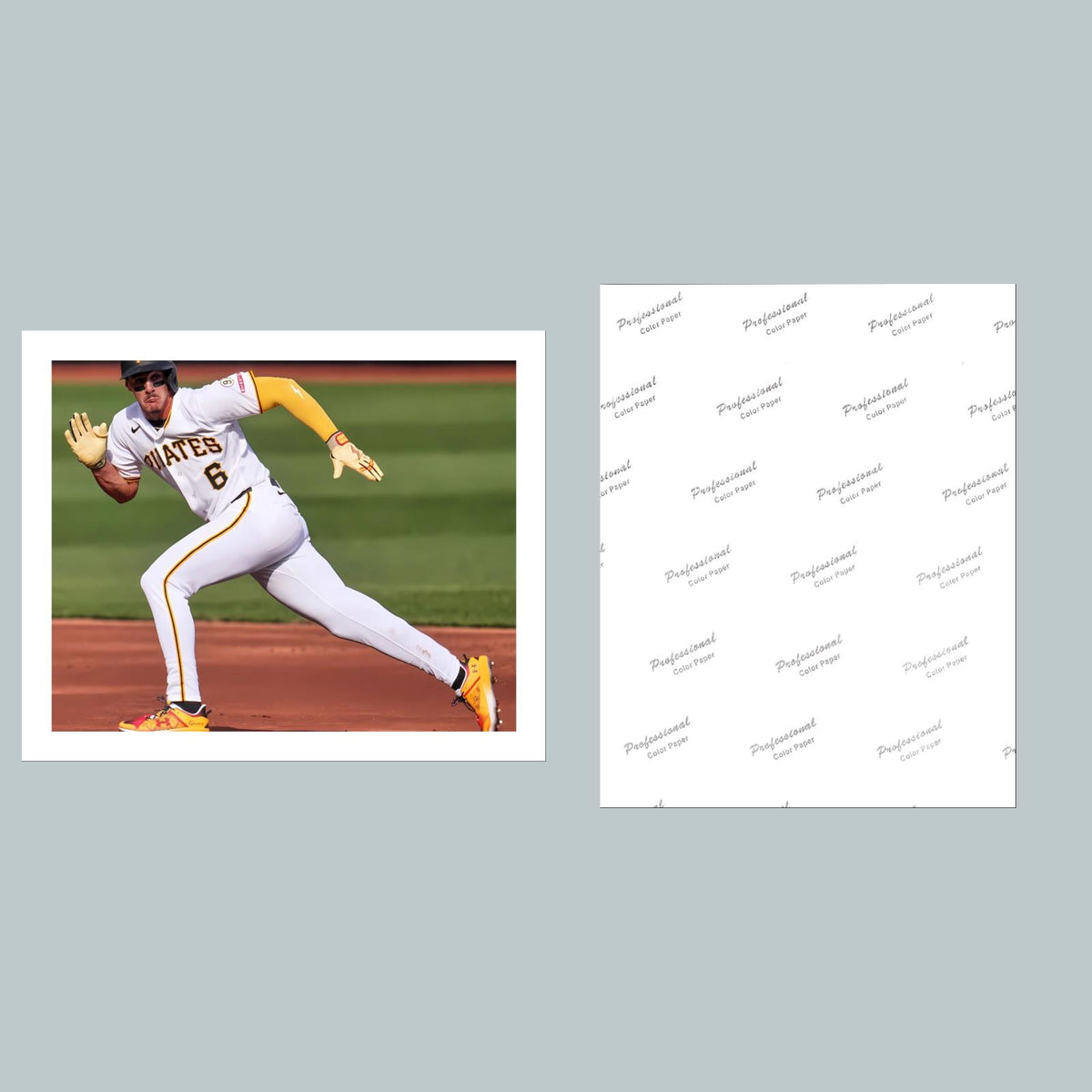 1568  8x10 Glossy Photo Konnor Griffin Debut 1st Hit Game Fast-Secure Shipping