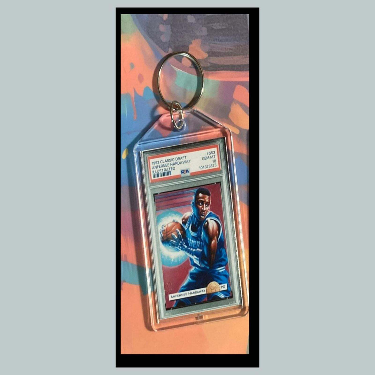 3424 Penny Hardaway 1993 Classic Illustrated Custom Hand Made Novelty Keychain