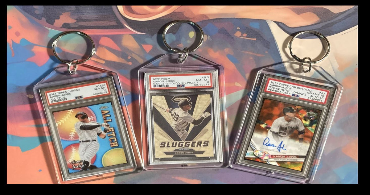 3139B Aaron Judge  3 Pack Bundle 3 Different Custom Novelty Keychains