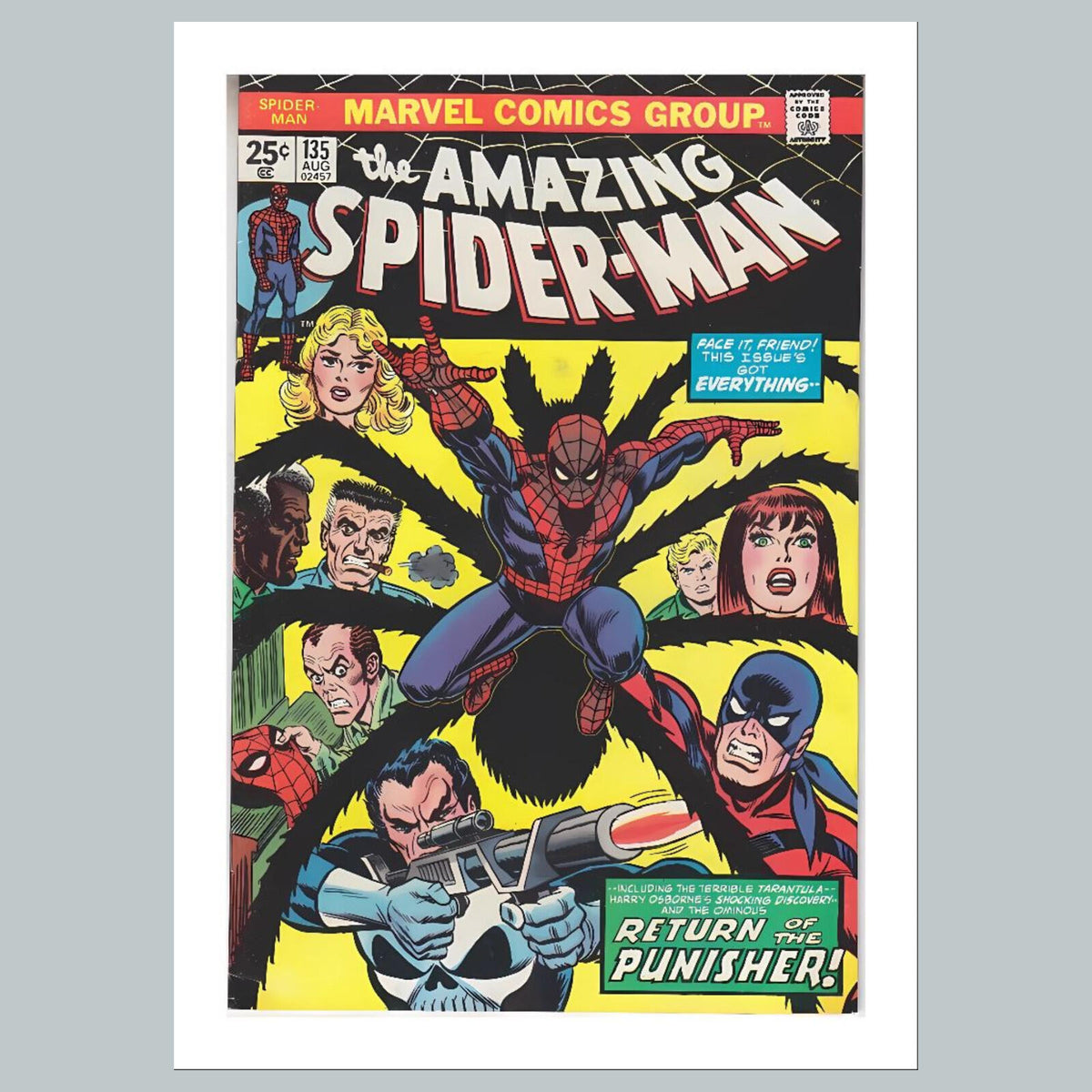 1824 Amazing Spider-Man 8x10 Glossy Photo Comic Book Cover Fast-Secure Shipping