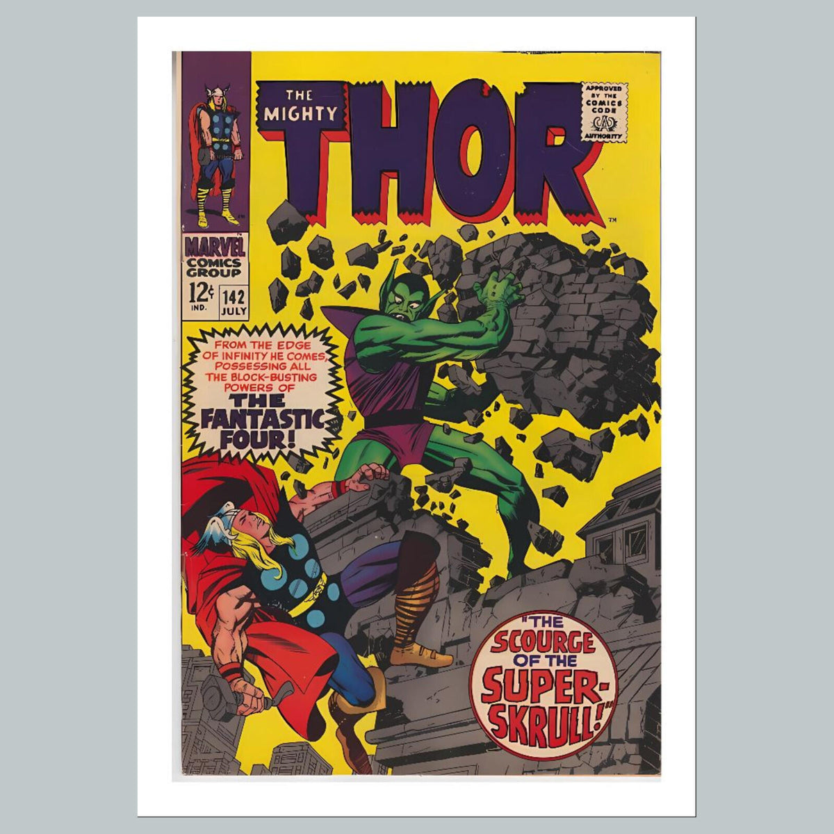 2206  Thor 8x10 Glossy Photo Comic Book Cover Fast-Secure Shipping