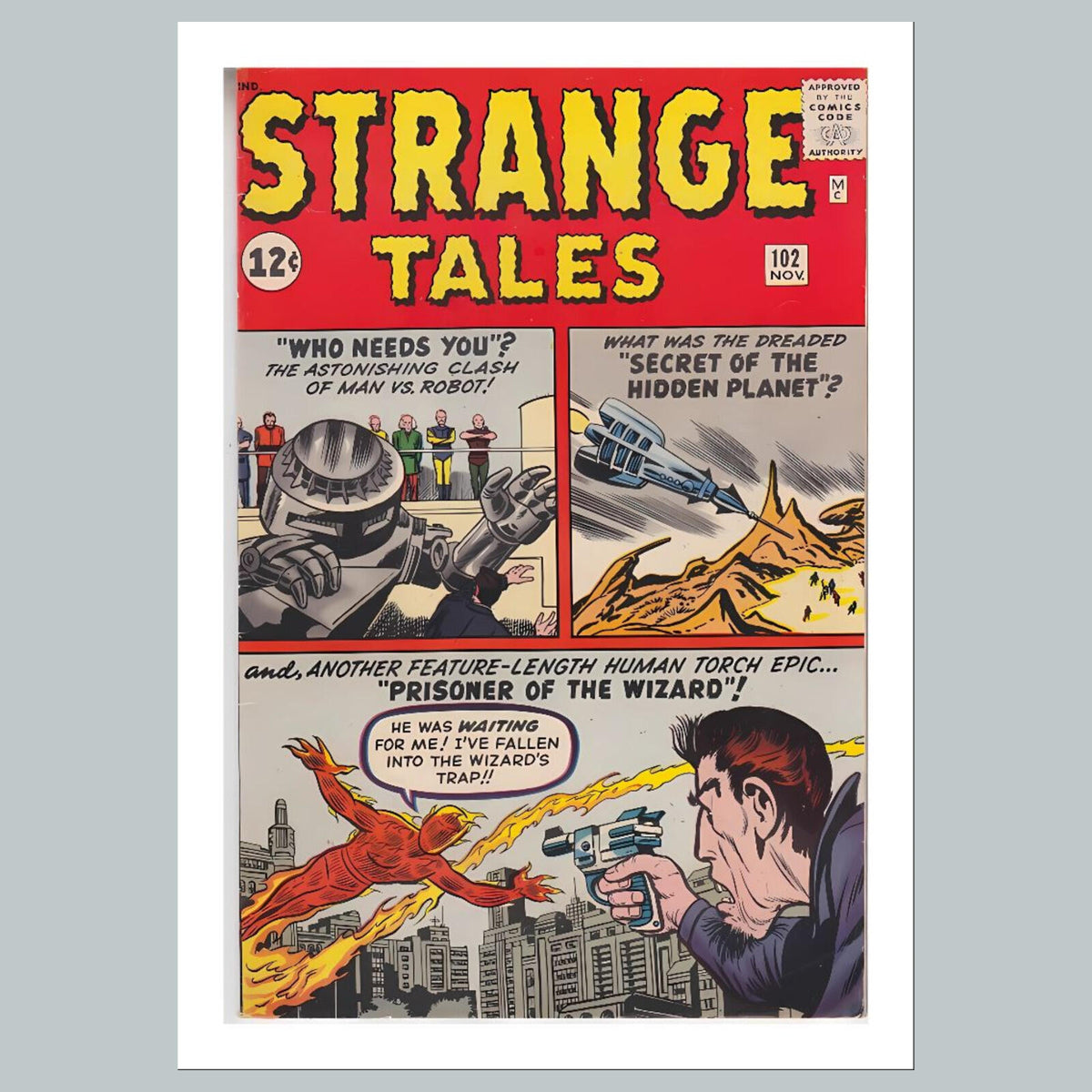 2422 Strange Tales 8x10 Glossy Photo Comic Book Cover Fast-Secure Shipping