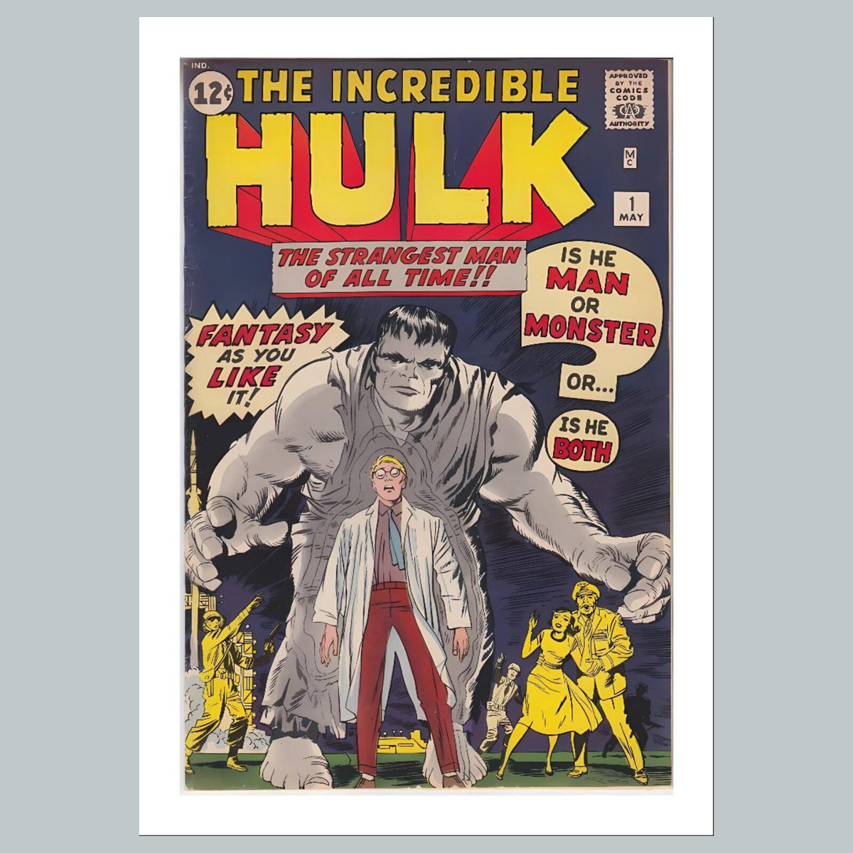 2153 Hulk 8x10 Glossy Photo Comic Book Cover Fast-Secure Shipping