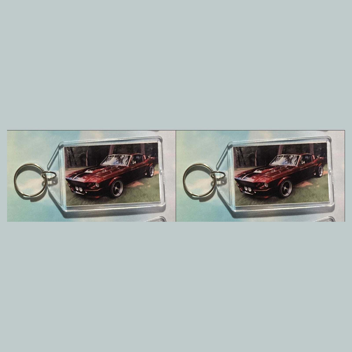 3559 1967 Ford Mustang Shelby GT500  Keychain |Vintage Automobile Photo Keychain MSC KYC