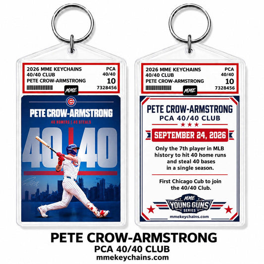 4928 Pete Crow-Armstrong PCA 40/40 Club Keychain – Chicago Swing