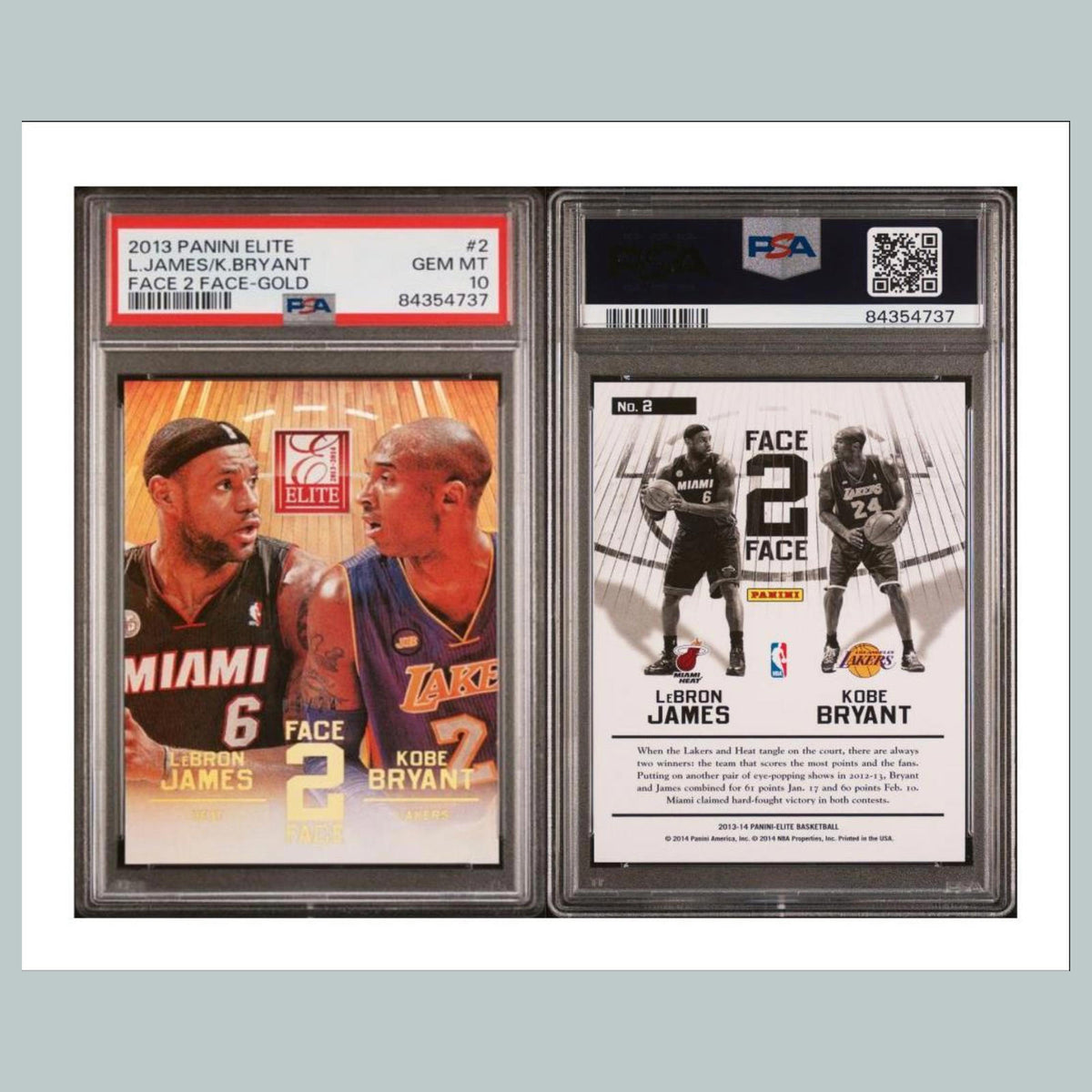 0911 P -8X10 Lebron James-Kobe Bryant 8x10 Glossy Photo - Fast-Secure Shipping