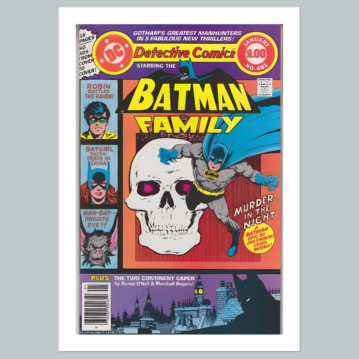 2044 Batmans Detective 8x10 Glossy Photo Comic Book Cover Fast-Secure Shipping
