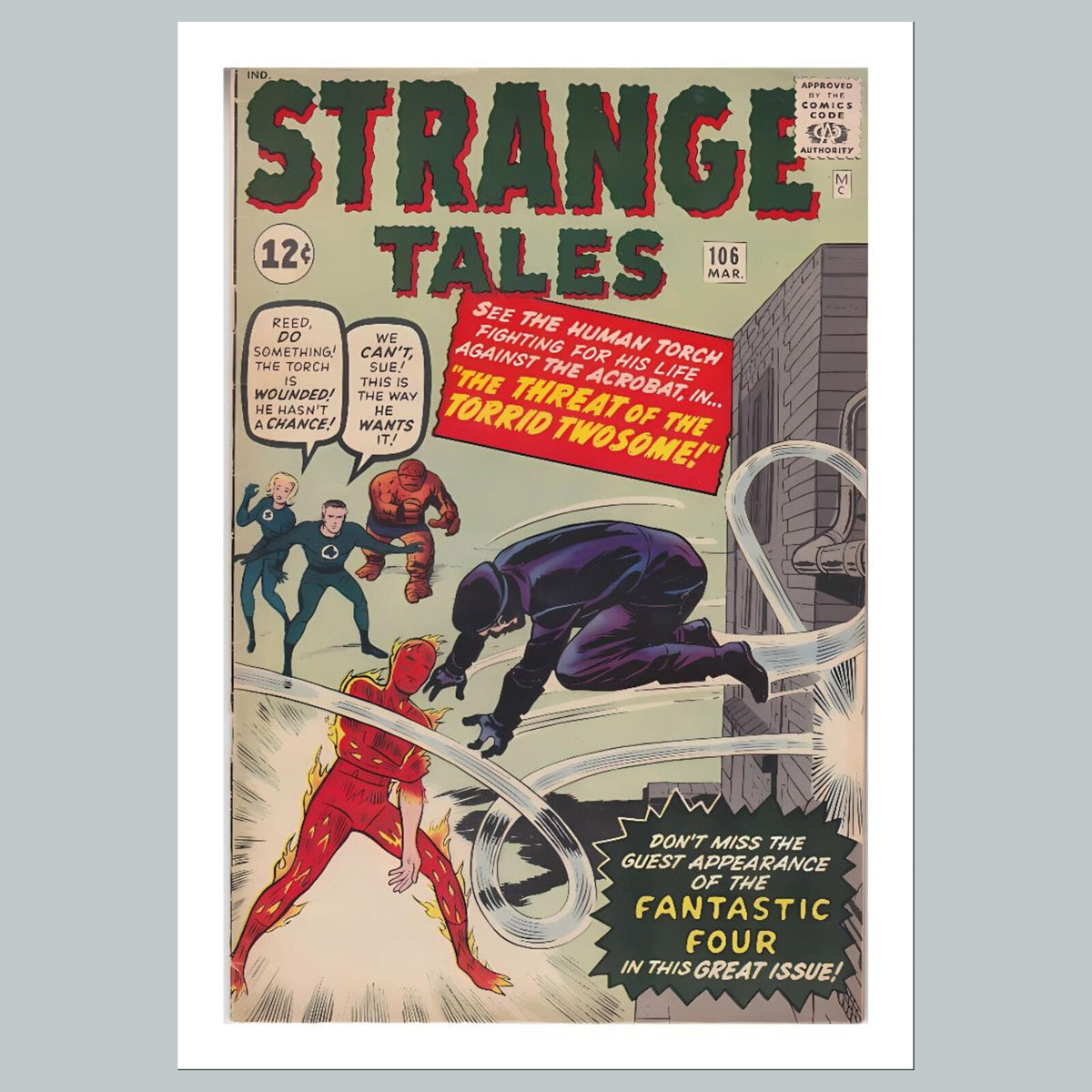 2423 Strange Tales 8x10 Glossy Photo Comic Book Cover Fast-Secure Shipping