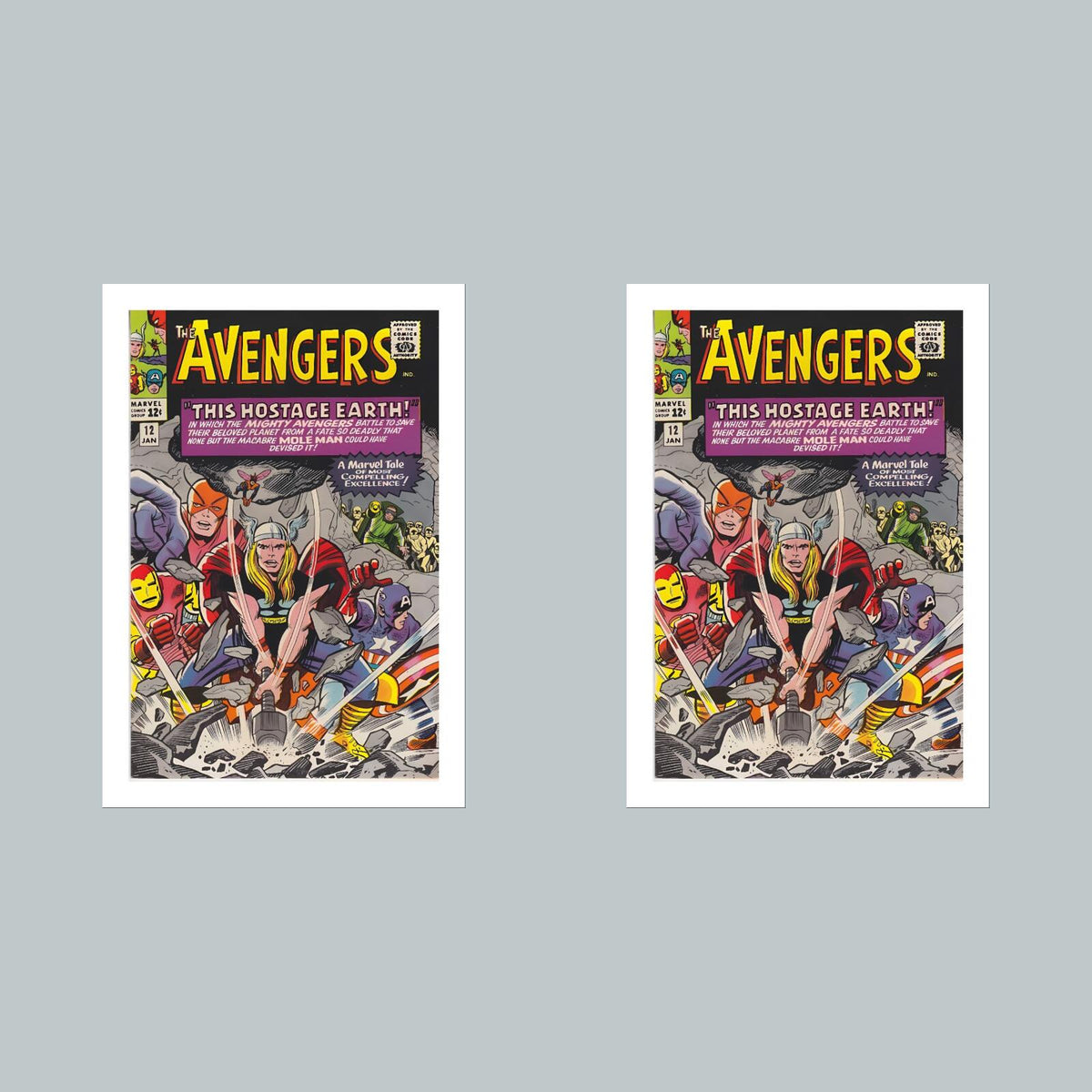 1822 The Avengers 8x10 Glossy Photo Comic Book Cover Fast-Secure Shipping