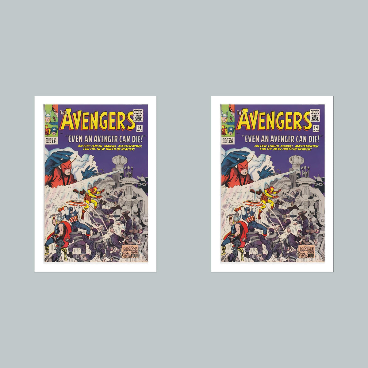 1881 Avengers 8x10 Glossy Photo Comic Book Cover Fast-Secure Shipping