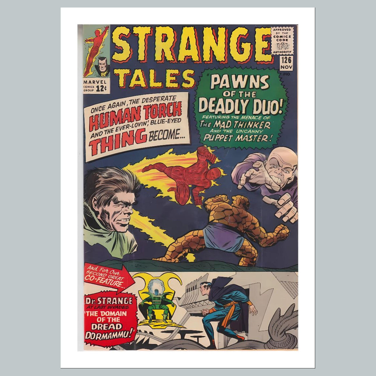 2521 Strange Tales 8x10 Glossy Photo Comic Book CoverFast-Secure Shipping
