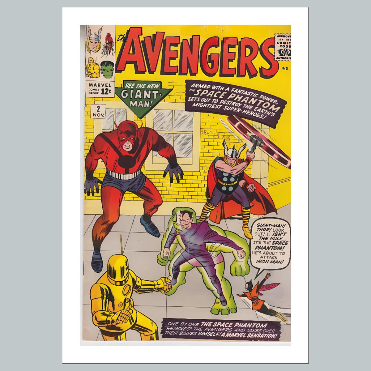 1887 Avengers 8x10 Glossy Photo Comic Book Cover Fast-Secure Shipping