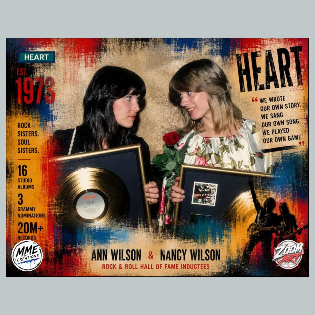 2816 Heart 8X10 Zoom Art Series Giclée Print Limited Edition _/25