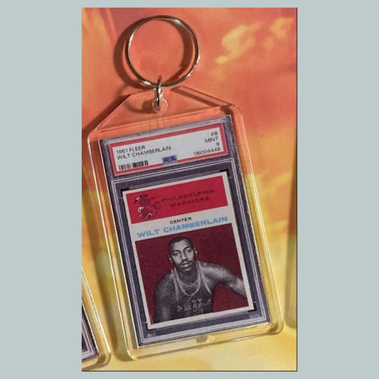 3653 Wilt Chamberlain1961 Fleer Custom Hand Made Keychain BKL