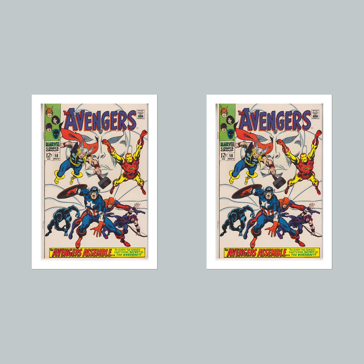 1867 Avengers 8x10 Glossy Photo Comic Book Cover Fast-Secure Shipping