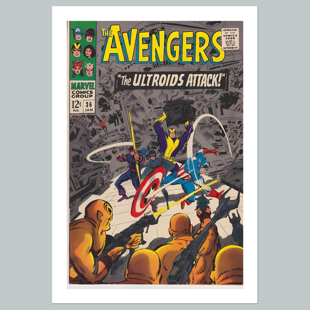 1850 Avengers 8x10 Glossy Photo Comic Book Cover Fast-Secure Shipping