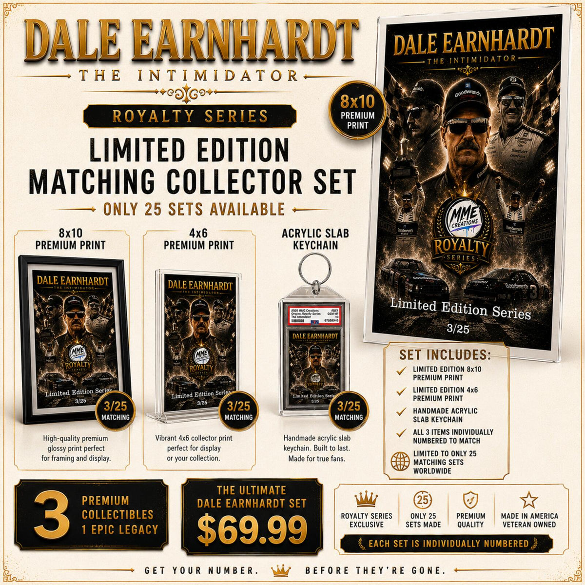 2634 Dale Earnhardt Zoom Art | Royalty Series Matched Number Set Limited to /25