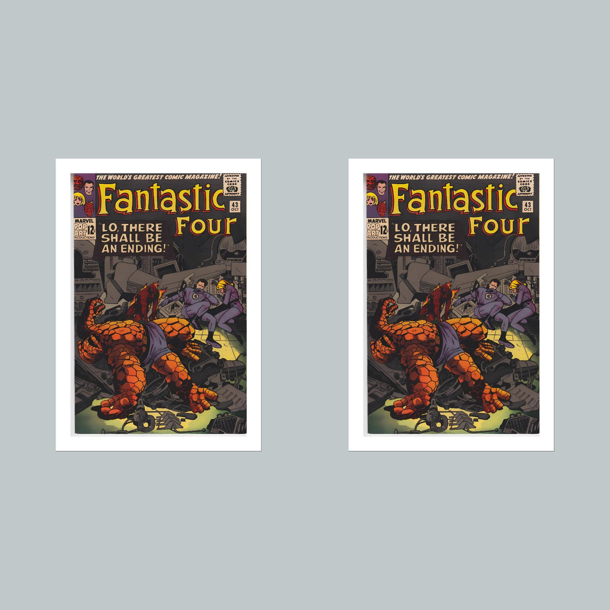 1988 Fantastic Four 8x10 Glossy Photo Comic Book Cover Fast-Secure Shipping