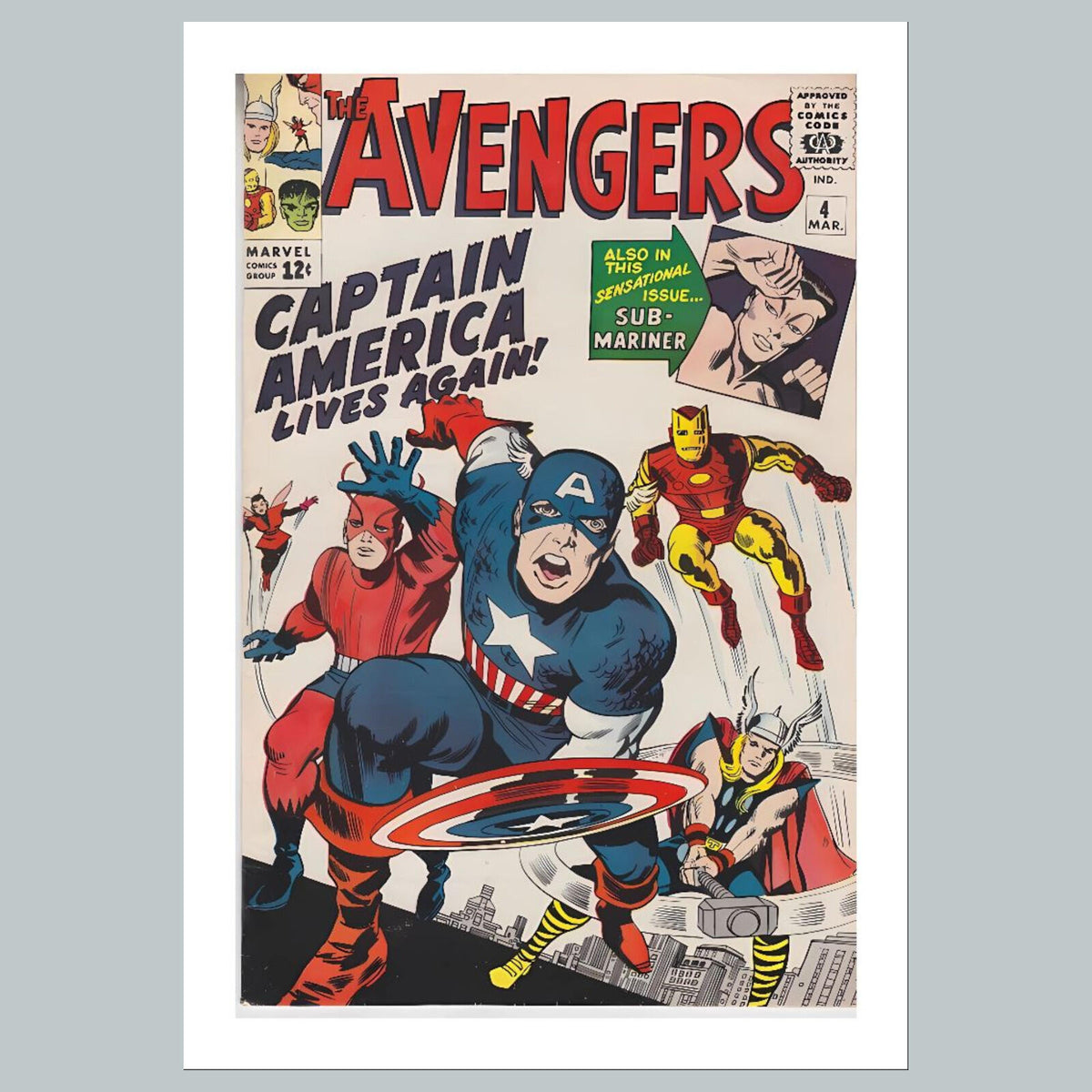 1854 Avengers 8x10 Glossy Photo Comic Book Cover Fast-Secure Shipping