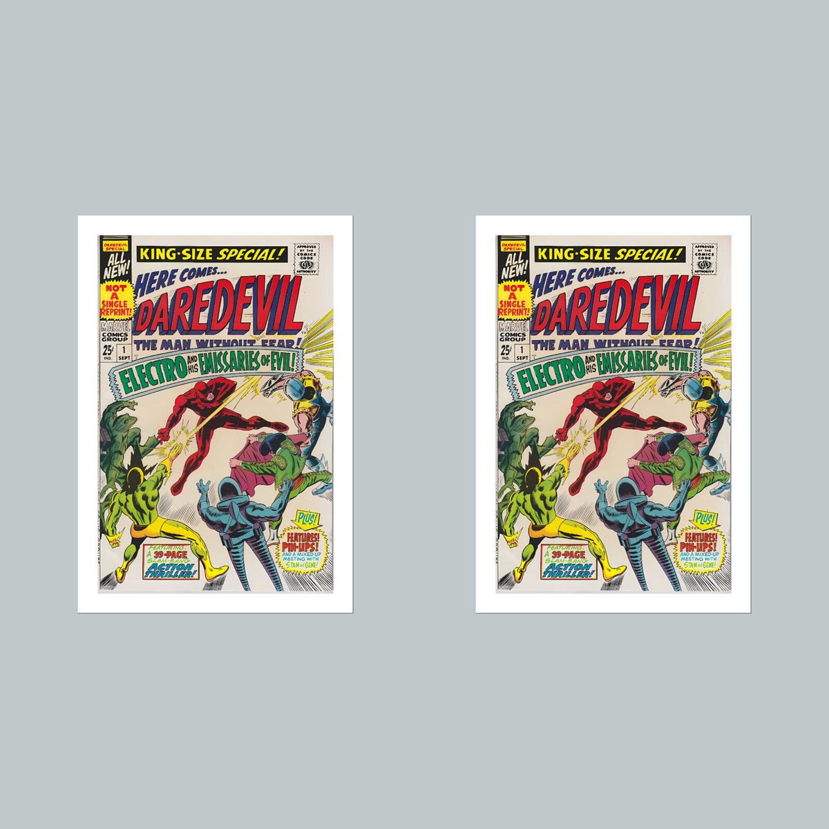 2037 Daredevil 8x10 Glossy Photo Comic Book Cover Fast-Secure Shipping
