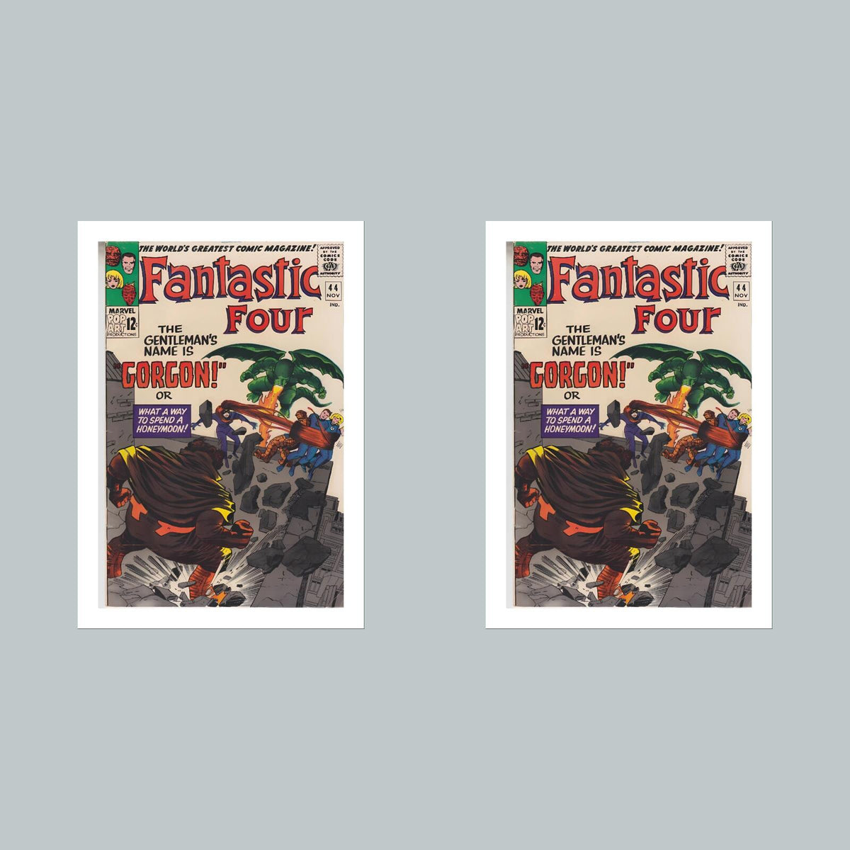 1960 Fantastic Four 8x10 Glossy Photo Comic Book Cover Fast-Secure Shipping
