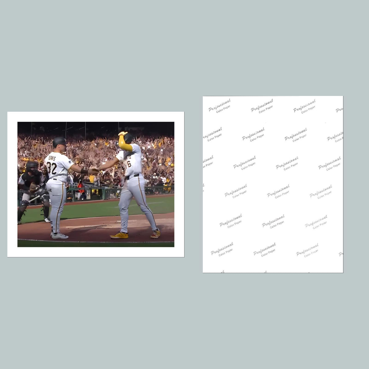 1586  8x10 Glossy Photo Konnor Griffin Debut 1st Hit Game Fast-Secure Shipping