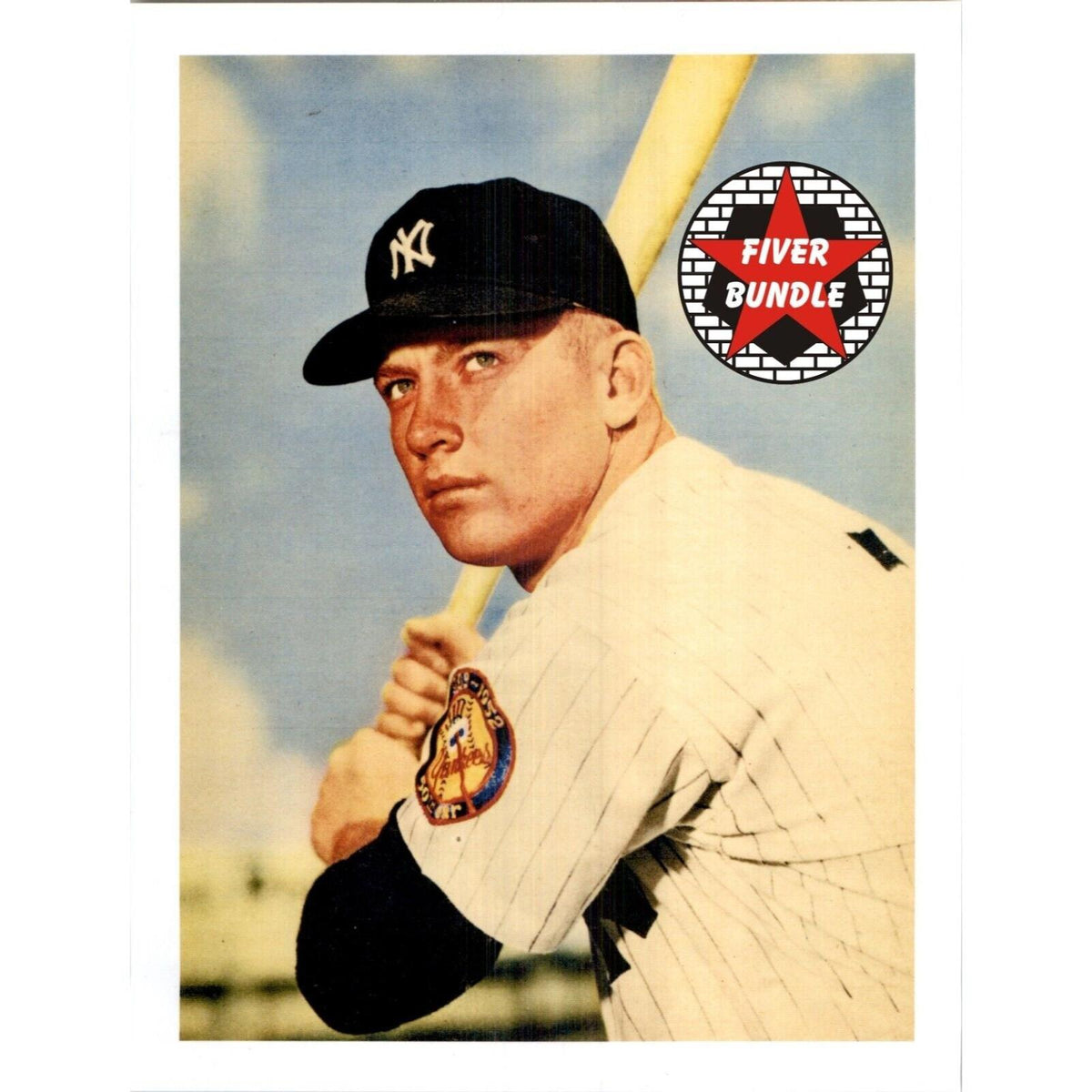 0604B Fiver Bundle 8X10 Glossy Photos Mickey Mantle Makes A Great Gift BBL