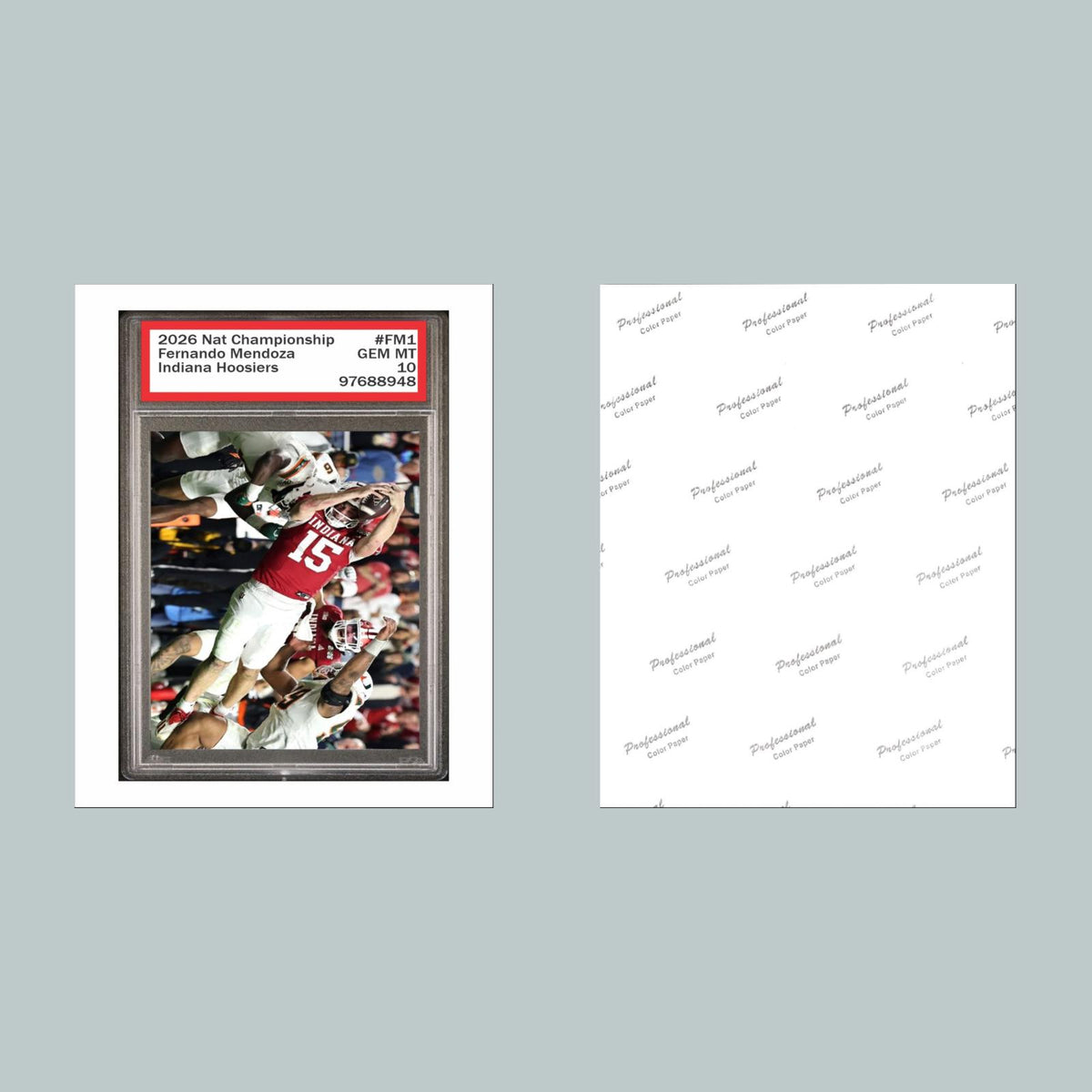 1096 P-8X10  Fernando Mendoza Mockup 8x10 Glossy Photo - Fast-Secure Shipping