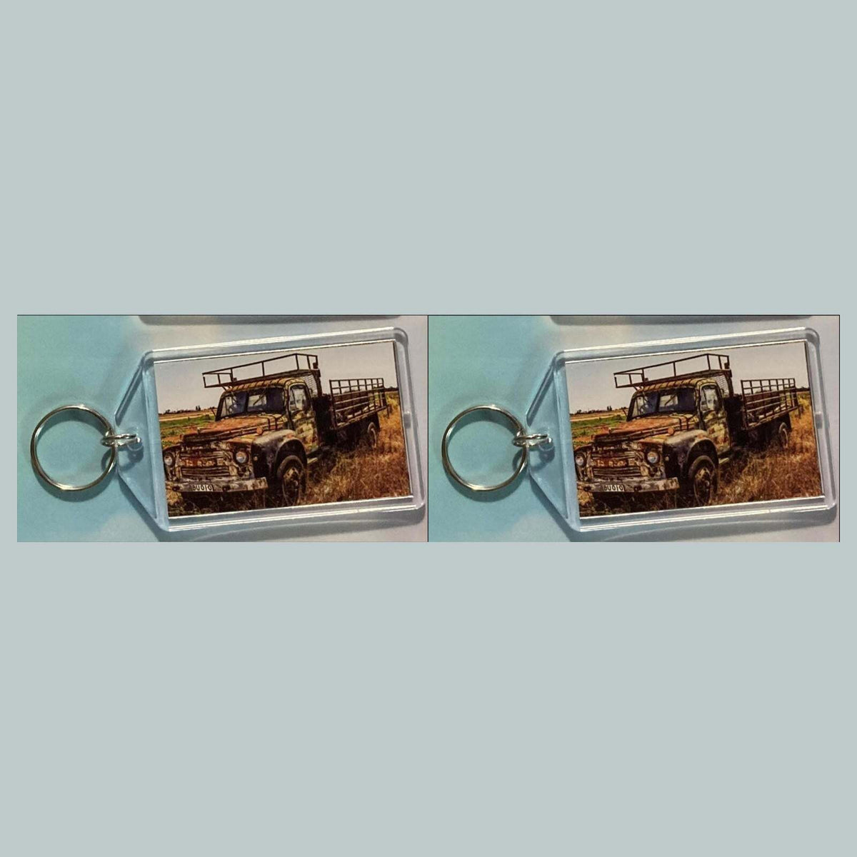 3585 1951 Plymouth Cranbrook In Desert  Keychain | Vintage Automobile  Keychain